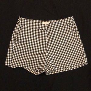 Kenar Womens black and white gingham shorts size 8